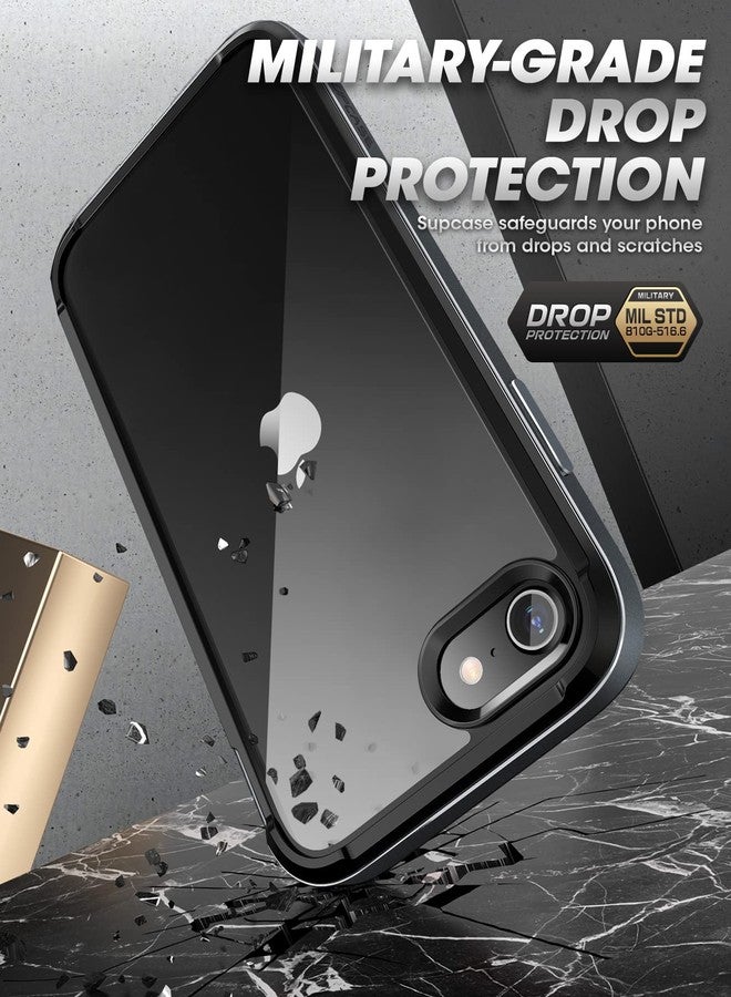 SUPCASE Unicorn Beetle Edge XT Series Case for iPhone SE (2020/2022) /iPhone 7 /iPhone 8, Slim Frame Clear Protective Case with Built-in Screen Protector (Black) - Image 4